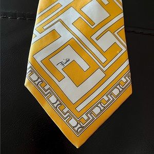 Emilio Pucci Silk Geometric Tie - Italy